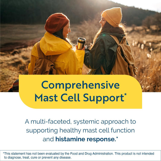 Researched Nutritionals HistaQuel Histamine Support, 120 Capsules | Histamine & Mast Cell Support, Stinging Nettle, Black Cumin Seed Oil, Clinically Researched Flavonoid & Herbal Formula