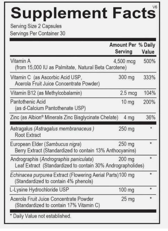 Viracid Immune Support Supplement โ 60 Capsules | Daily Immune System Support | Free Delivery