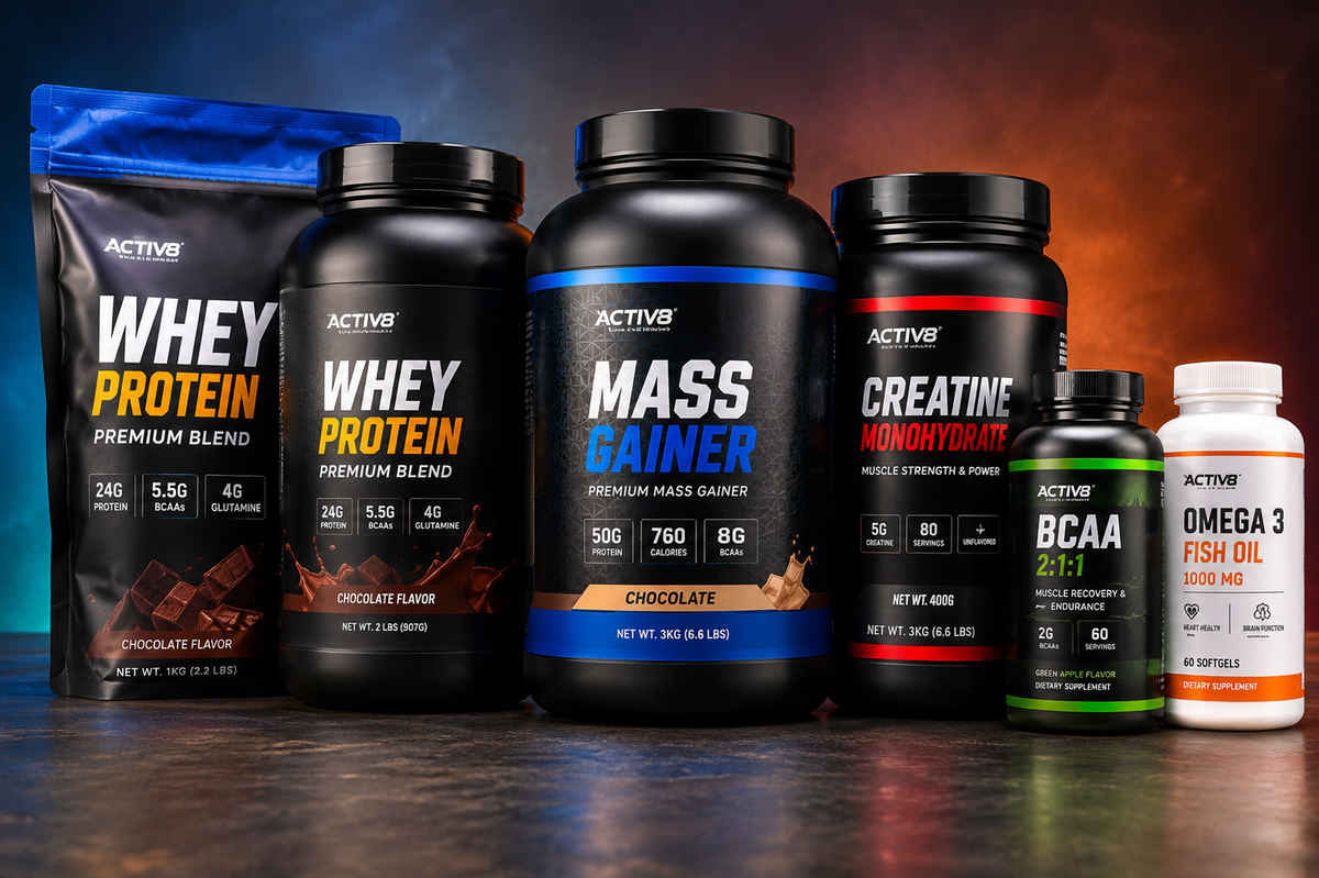 Premium Fitness Supplements Collection