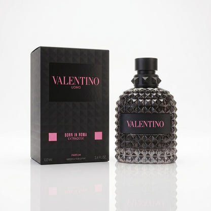 Valentino Uomo Born In Roma Extradose Parfum Spray for Men 3.4 oz / 100ml New Sealed