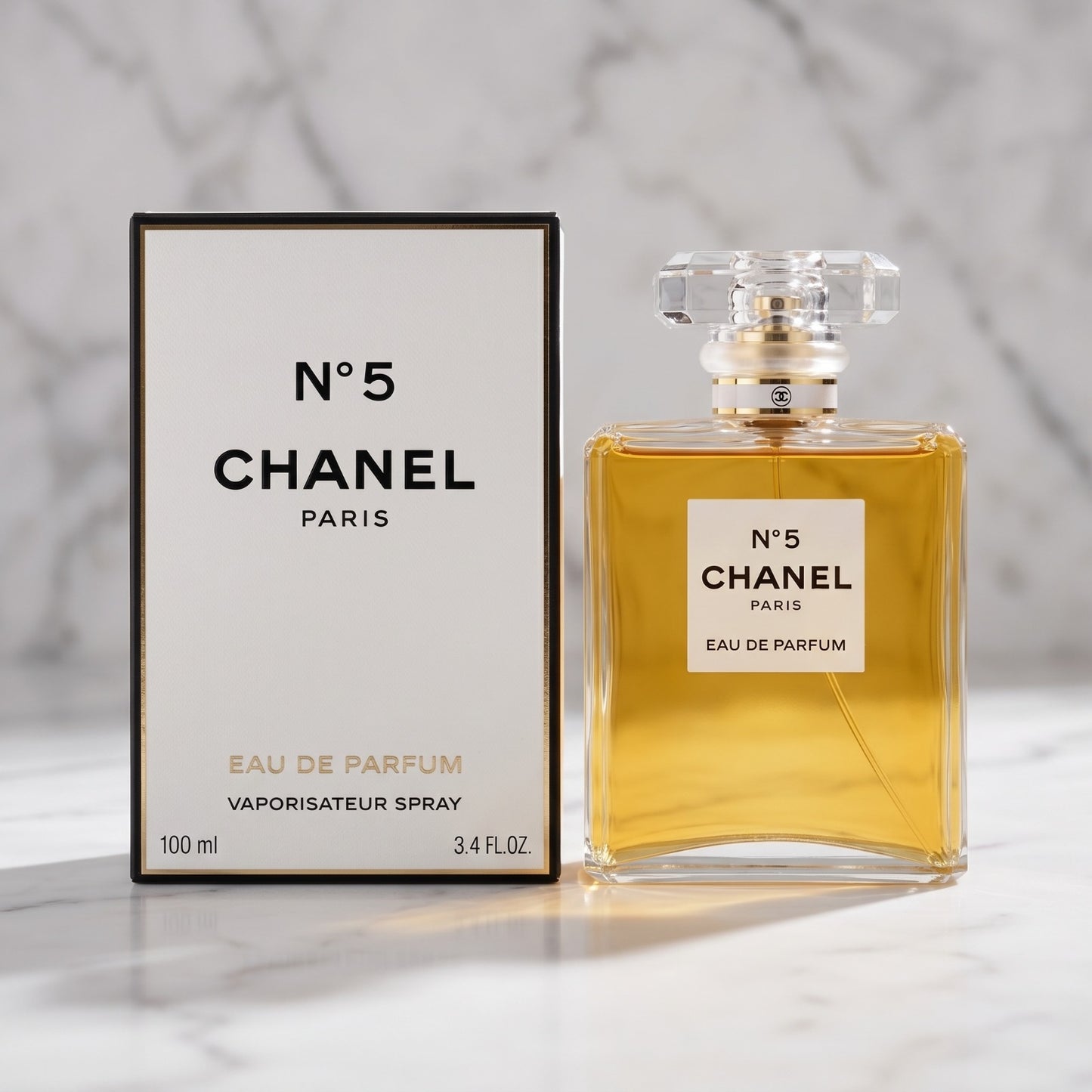 CHANEL No. 5 Eau de Parfum EDP Spray for Women 3.4 oz / 100ml New Sealed