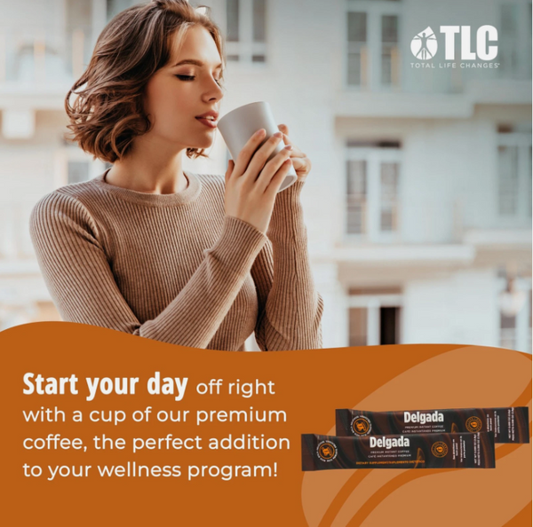 Delgada Instant Coffee with Garcinia Cambogia & Ganoderma | Premium Weight Management Coffee