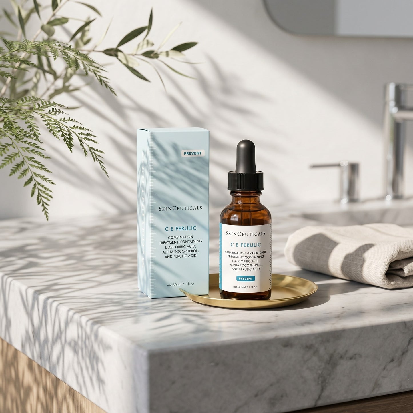 SkinCeuticals C E Ferulic Serum 30ml (1 fl oz) | 15% Vitamin C Antioxidant Face Serum | New Sealed