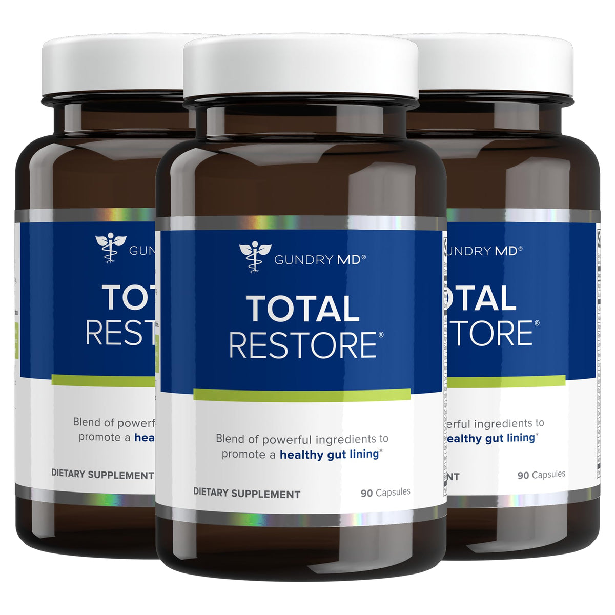 Gundry MD® Total Restore Gut Lining & Digestive Support, 30 Servings | 20 Gut Health Supporting Ingredients, Keto Friendly, Sugar & Artificial Sweetener Free, Active Lifestyle Support