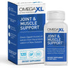 OmegaXL Joint Support Supplement, 120 Count | Green Lipped Mussel Oil, Soft Gel Pill, Natural Joint and Muscle Support Supplement, Clinically Supported, Non-GMO, Drug-Free
