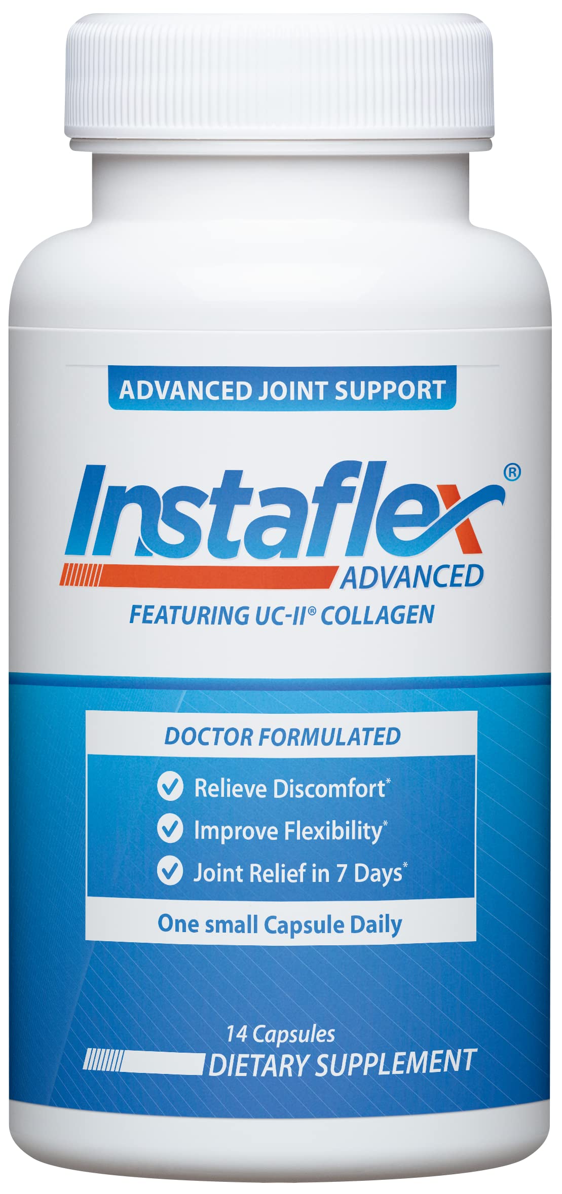 Instaflex Advanced Joint Support Supplement - Turmeric, Resveratrol, Boswellia Serrata Extract, BioPerine, UC-II Collagen- 30 Count