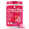Create Creatine Monohydrate Gummies for Men & Women, Boost Focus, Strength, and Endurance, Anti-Melting Formula, Vegan, Gluten-Free, Non-GMO, 1.5g of Creatine per Gummy (Orange)