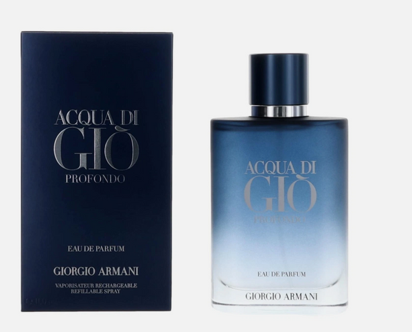 Acqua Di Gio Profondo by Giorgio Armani Eau de Parfum for Men | 3.3 oz / 100ml Luxury Fragrance