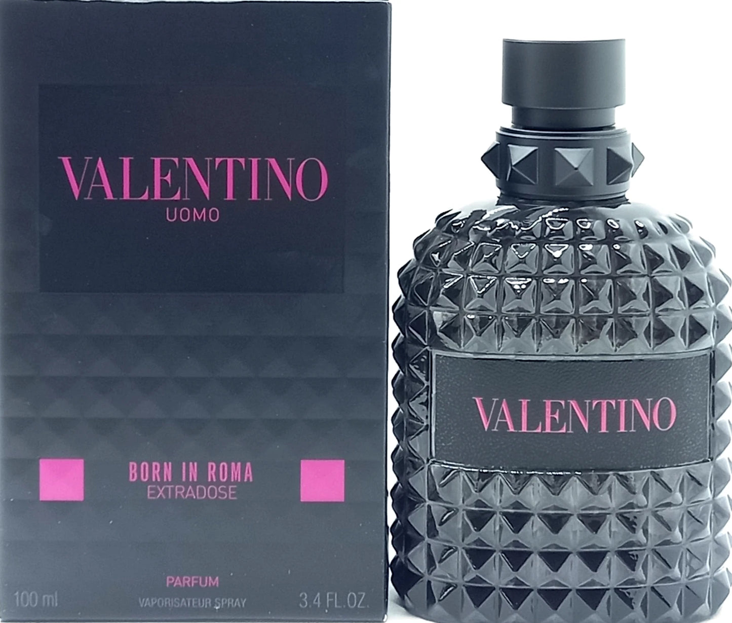 Valentino Uomo Born In Roma Extradose Parfum Spray for Men 3.4 oz / 100ml New Sealed