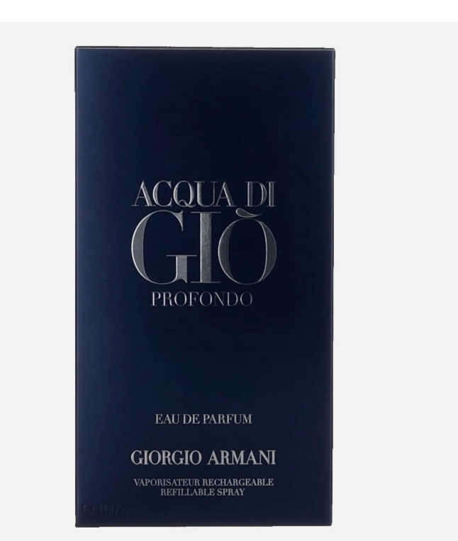 Acqua Di Gio Profondo by Giorgio Armani Eau de Parfum for Men | 3.3 oz / 100ml Luxury Fragrance